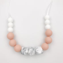 Blush/Marble Center Teething Necklace