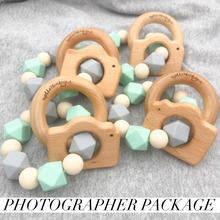 10 pack Photographer/Newborn Camera Teether Rattle Client Gift Package