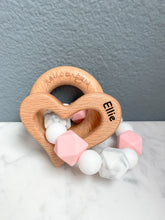 ENGRAVED Personalized and Customized Animal Teether Rattle (Choose Your Colors/Animal!)