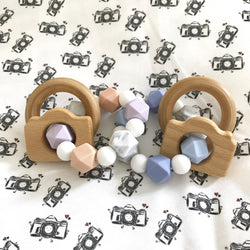 25 pack Photographer/Newborn Camera Teether Rattle Client Gift Package
